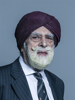 Portrait of Lord Singh of Wimbledon
