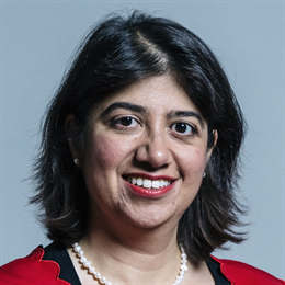 1:1 portrait of Seema Malhotra