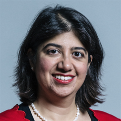 Portrait of the MP Seema Malhotra