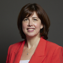 Portrait of the MP Lucy Powell