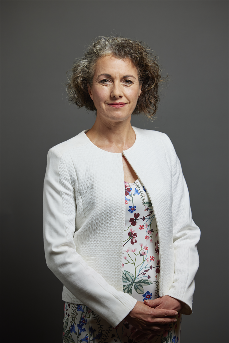 Full sized portrait of Sarah Champion