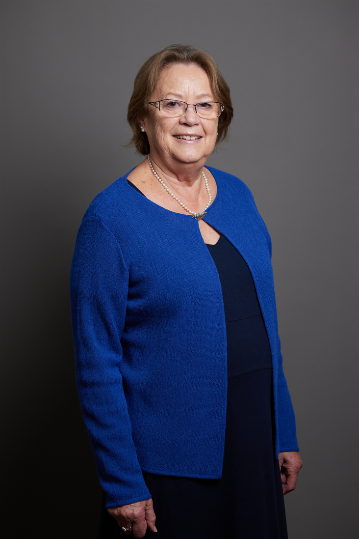 Full sized portrait of Baroness Bakewell of Hardington Mandeville