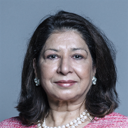 1:1 portrait of Baroness Manzoor