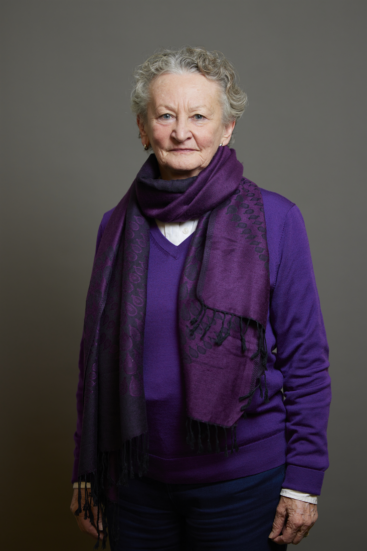 Full sized portrait of Baroness Jones of Moulsecoomb