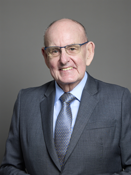 3:4 portrait of Lord Allen of Kensington