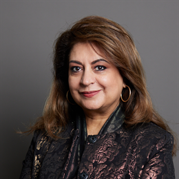 1:1 portrait of Baroness Mobarik
