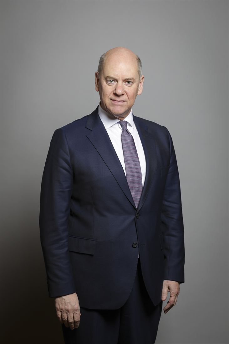 Full sized portrait of Lord Evans of Weardale