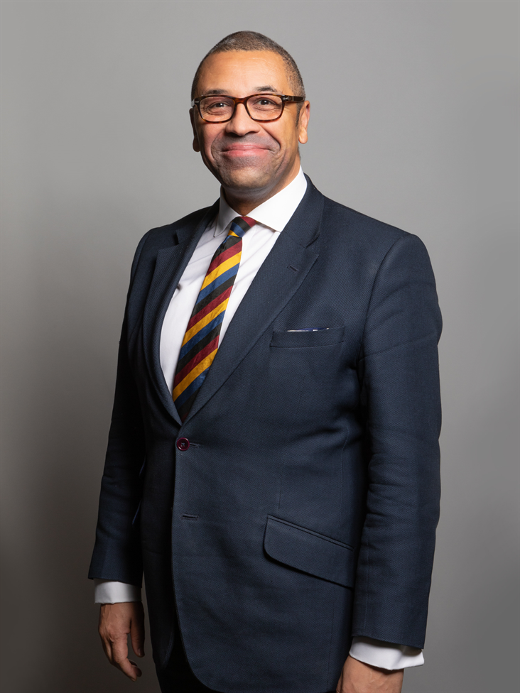 Full sized portrait of James Cleverly