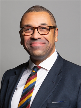 3:4 portrait of James Cleverly