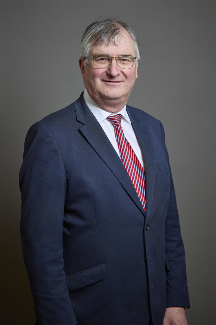 Full sized portrait of Lord Elliott of Ballinamallard