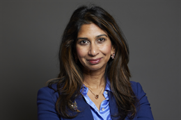 3:2 portrait of Suella Braverman