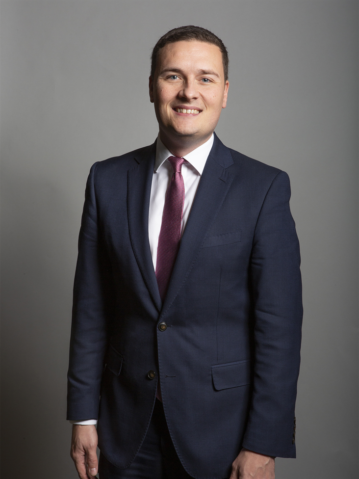 Full sized portrait of Wes Streeting