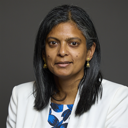 1:1 portrait of Dr Rupa Huq