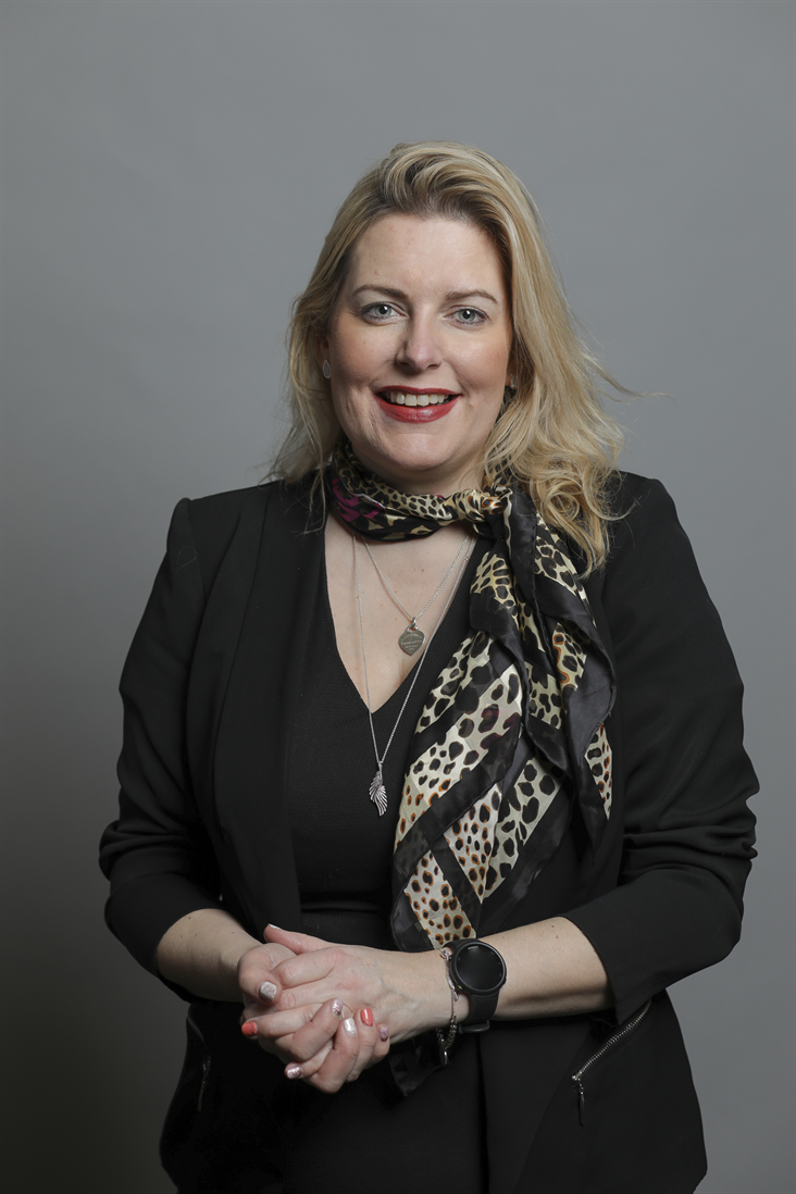 Full sized portrait of Mims Davies