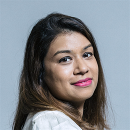 1:1 portrait of Tulip Siddiq