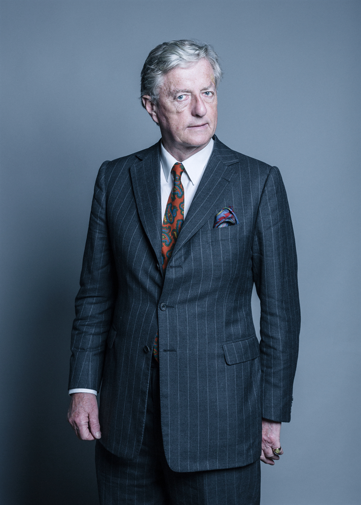 Full sized portrait of Lord Fraser of Corriegarth