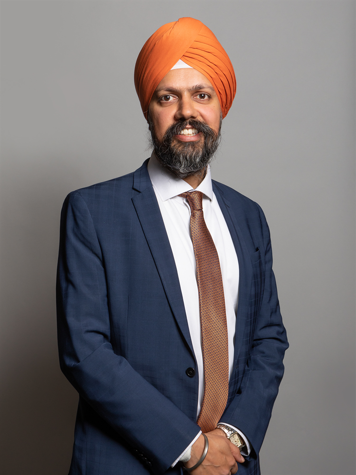 Full sized portrait of Mr Tanmanjeet Singh Dhesi