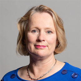 1:1 portrait of Vicky Ford
