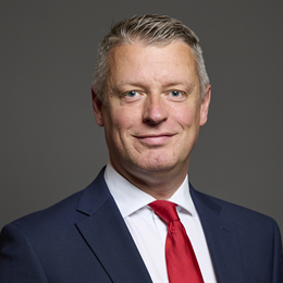 1:1 portrait of Luke Pollard