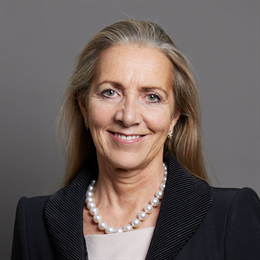 1:1 portrait of Baroness Fairhead
