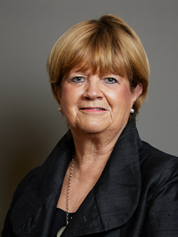 3:4 portrait of Baroness Hallett