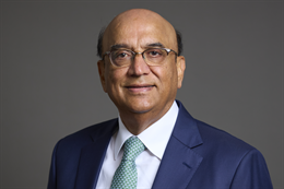 3:2 portrait of Lord Choudrey