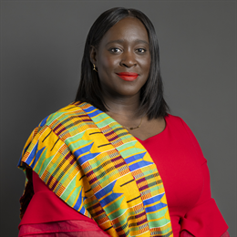1:1 portrait of Ms Abena Oppong-Asare