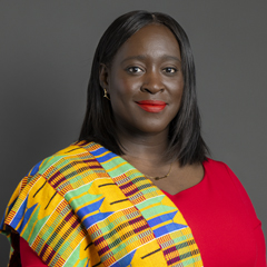 Portrait of the MP Abena Oppong-Asare