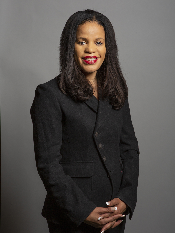 Full sized portrait of Claudia Webbe