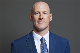 3:2 portrait of Dr Kieran Mullan