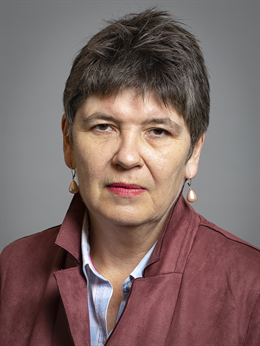 3:4 portrait of Baroness Fox of Buckley