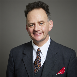 1:1 portrait of Lord Stewart of Dirleton