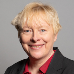 Portrait of the MP Dame Angela Eagle