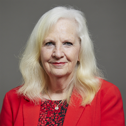 1:1 portrait of Baroness Taylor of Stevenage