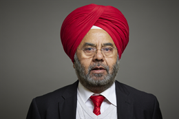 3:2 portrait of Lord Sahota