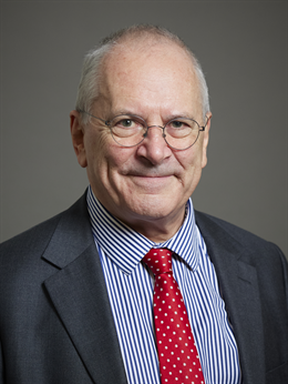 3:4 portrait of Lord Hendy of Richmond Hill