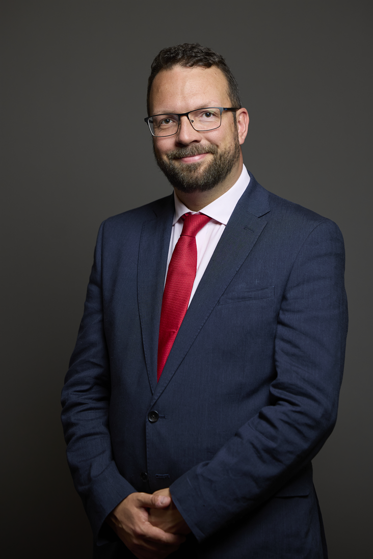 Full sized portrait of Mark Ferguson