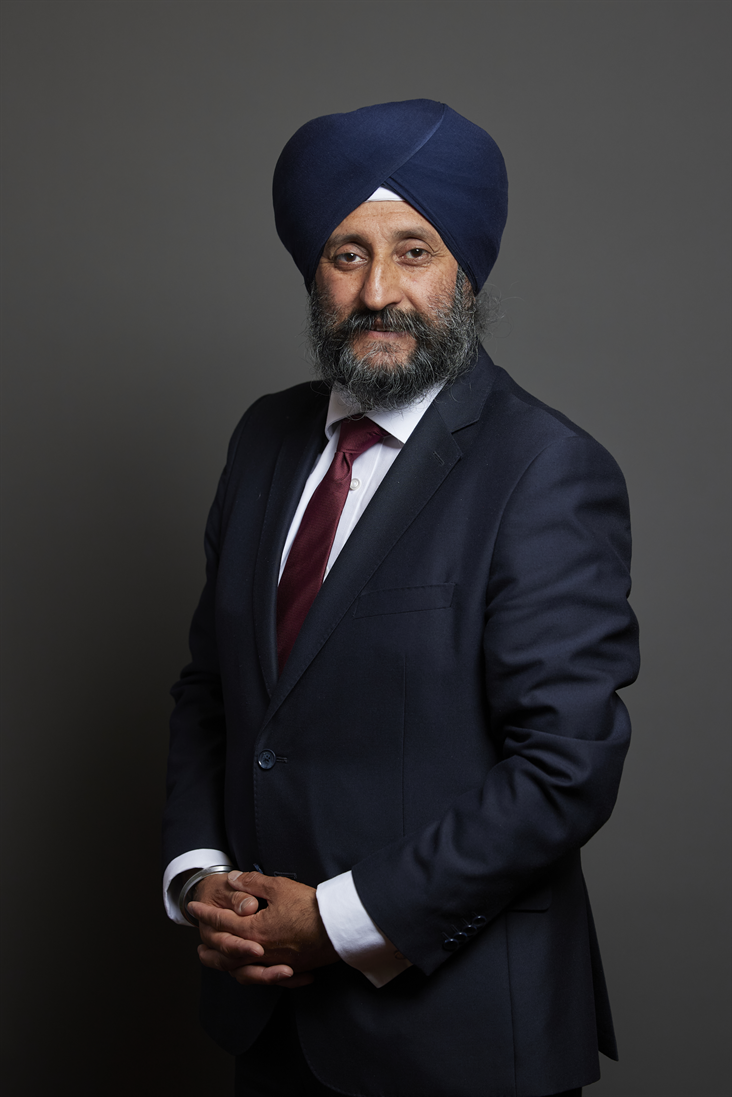 Full sized portrait of Gurinder Singh Josan