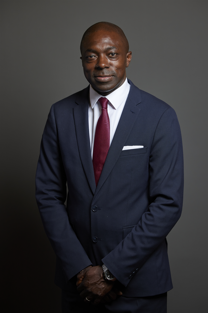 Full sized portrait of Mr Bayo Alaba