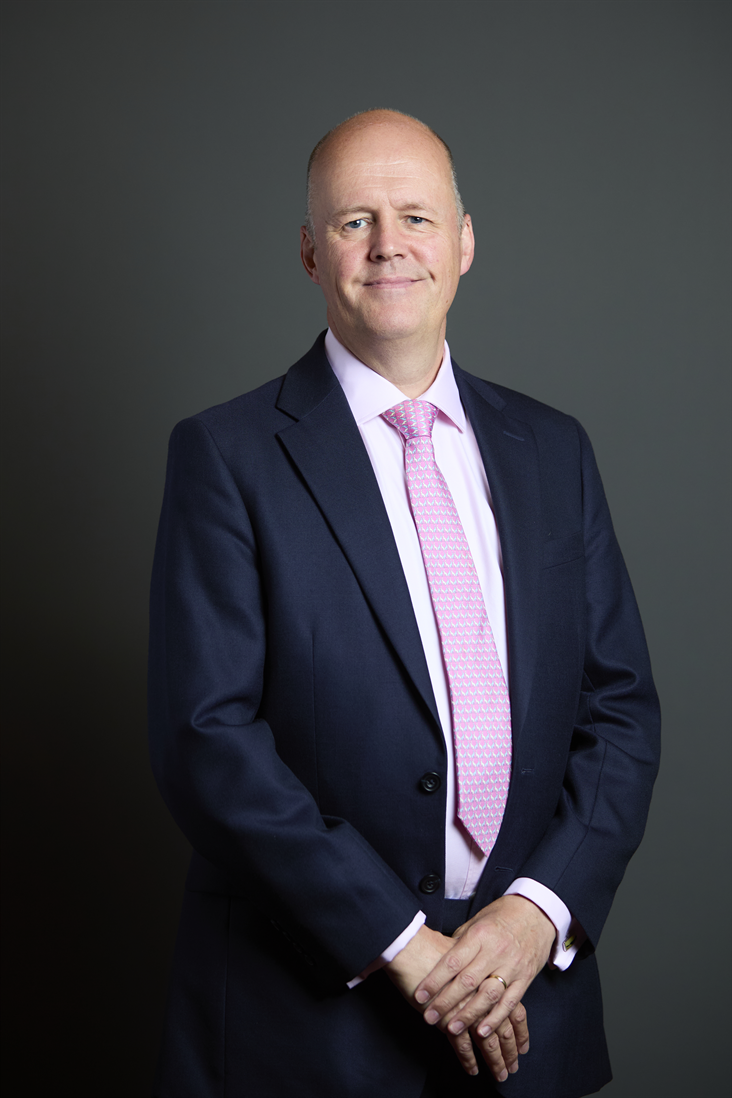 Full sized portrait of Sir Ashley Fox
