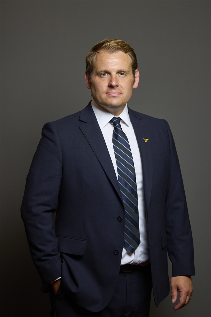 Full sized portrait of Luke Taylor