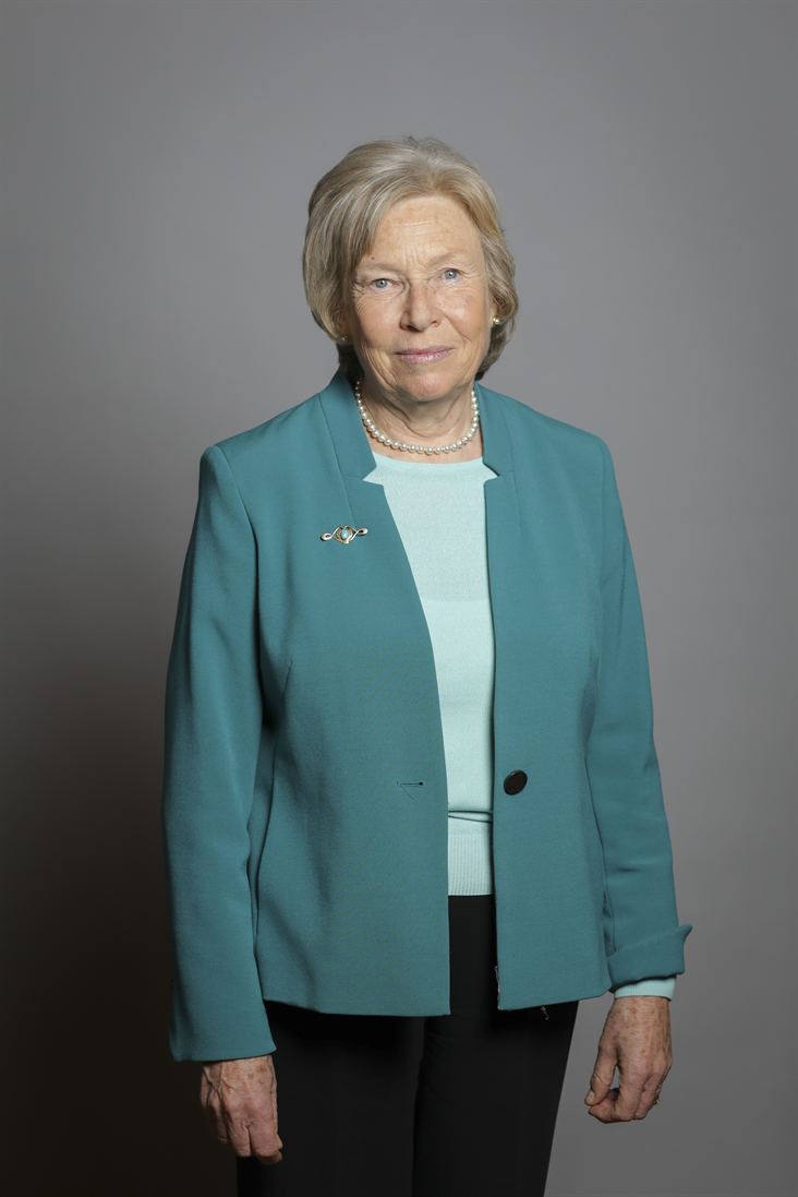 Full sized portrait of Baroness Quin