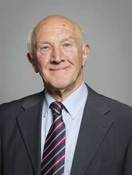 3:4 portrait of Lord Clark of Windermere