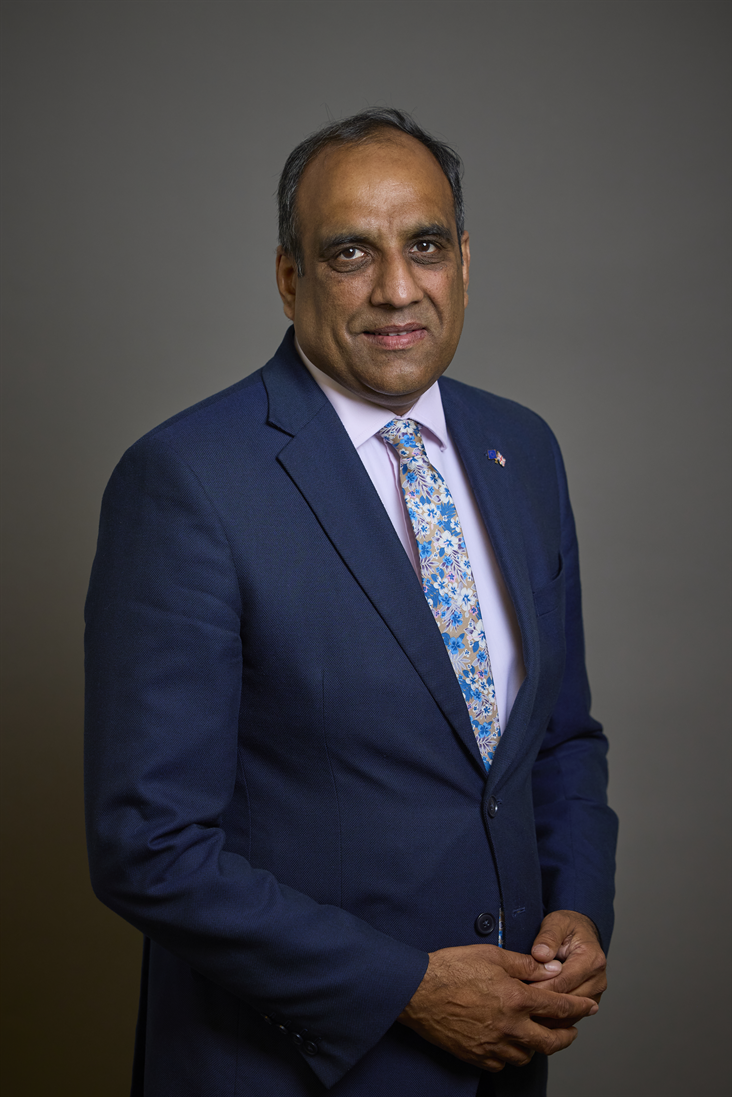 Full sized portrait of Lord Mohammed of Tinsley