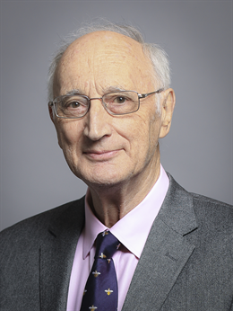 3:4 portrait of Lord Young of Cookham