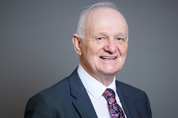 3:2 portrait of Lord McCrea of Magherafelt and Cookstown