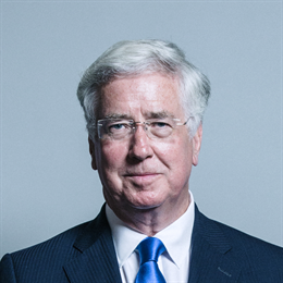 1:1 portrait of Sir Michael Fallon